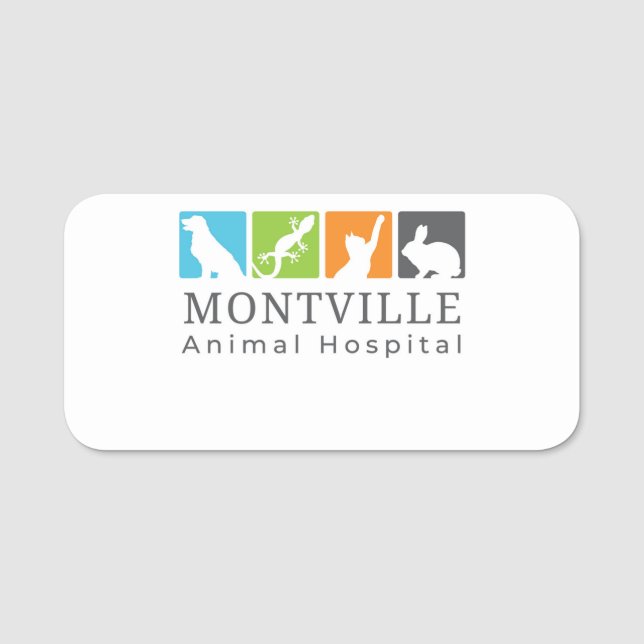 Custom Name Tag Namensschild (Vorderseite)