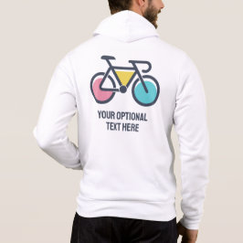 Custom Name & Text Bicycle Hoodie