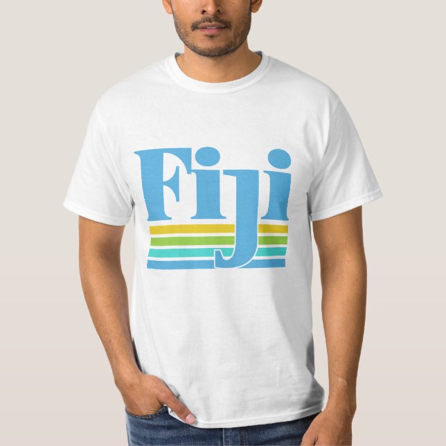 Custom Name / Text Fiji T-Shirt (Vorderseite)