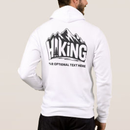 Custom Name & Text Hiking Hoodie