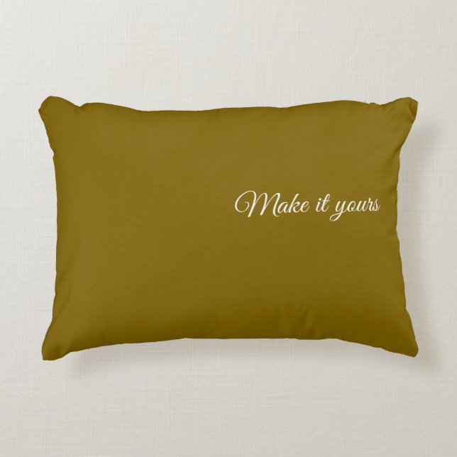 Custom Name Throw Pillow – Geometric Gradient Desi Dekokissen (Vorderseite)