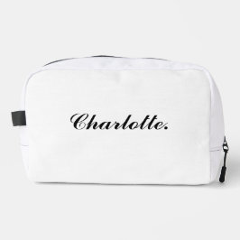 Custom Name Travel Toiletry Bag Dopp Kit Waschbeutel