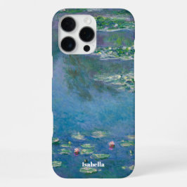 Custom Name Water Lilies by Claude Monet iPhone 16 Pro Max Hülle