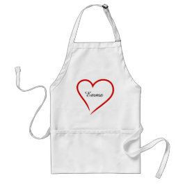 Custom Name with Heart – Perfect Chef Gift Schürze