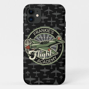 Custom NAME WWII Military Fighter War Plane Retro Case-Mate iPhone Hülle