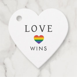 Custom Names / Text Rainbow LOVE Geschenkanhänger