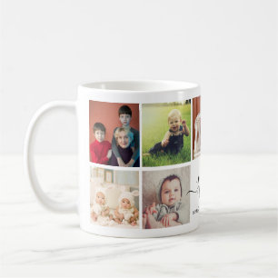 Custom Nana Foto Collage Tasse - Geschenk für Oma