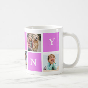 Custom Nanny Großmutter 5 Foto Collage Kaffeetasse