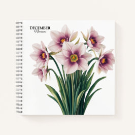 Custom Narcissus Bloom - Dezember Geschenk Notizbuch