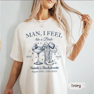 Custom Nashville Junggeselinnen-Abschied Man I Fee T-Shirt