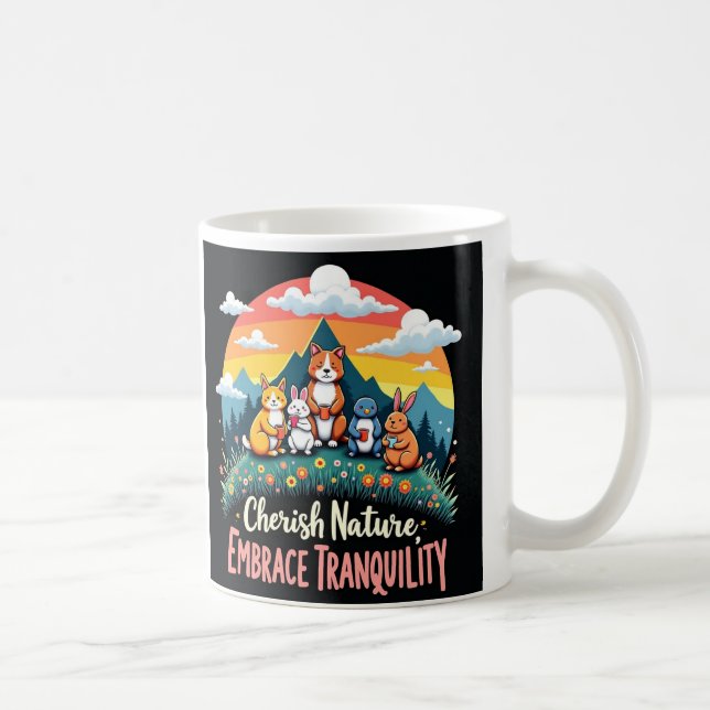 Custom Nature Lover Tasse - Personalisiertes Gesch (Rechts)