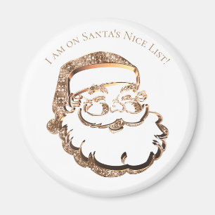 Custom Naughty oder Nice List Der Weihnachtsmann N Magnet