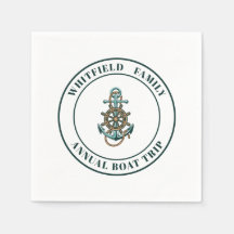 Custom Nautic Family Yacht Summer Sailing Paper