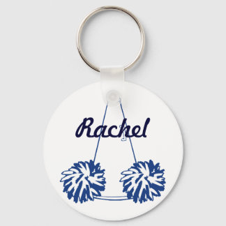 Custom Navy Blue Cheerleader Key Chain Schlüsselanhänger