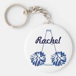 Custom Navy Blue Cheerleader Key Chain Schlüsselanhänger