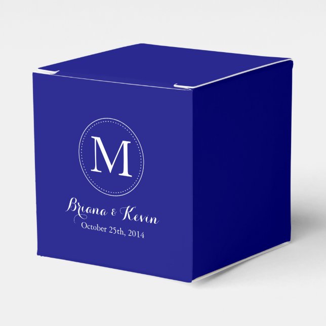 Custom Navy Blue Cologram Fevor Boxes Geschenkschachtel (Vorderseite)