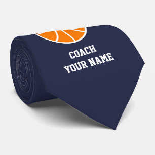 Custom neck tie gift for basketball coach krawatte