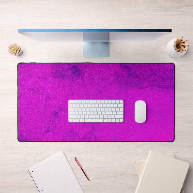 Custom Neon Magenta Desk Mat - Bold & Trendy Schreibtischunterlage (Büro 1)