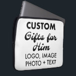 Custom Neopren 13" Gehäuse für den Laptop-Sleeve Laptopschutzhülle<br><div class="desc">Maßgeschneiderte personalisierte Neopren 13" Laptop Sleeve Cover Case, leichtgewichtig und wasserbeständig mit Top Load Zip (erhältlich für 10", 13" und 15" Laptops). Machen Sie Ihren eigenen personalisierten Geburtstag, Weihnachten, Vatertag, Valentinstag, Feier, Bürogeschenke für ihn (Mann, Männer, Mann, Mann, Freund, Vater, Vater, junger Mann, Sohn).</div>