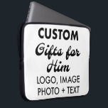 Custom Neopren 15" Laptop Sleeve Cover Case<br><div class="desc">Maßgeschneiderte personalisiert große Neopren 15" Laptop Sleeve Cover Case, leichtgewichtig und wasserbeständig mit Top Load Zip (erhältlich für 10", 13" und 15" Laptops). Laden Sie Logo, Foto, Bild, Design hoch und fügen Sie Ihren eigenen Text hinzu, um Logo, Foto, Bild, Design und fügen Sie Ihren eigenen Text zu Ihrem eigenen...</div>