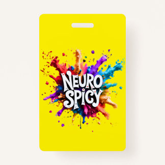 Custom NEUROSPICY learning disability emergency  Ausweis