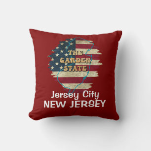 Custom New Jersey Staat Throw Kissen
