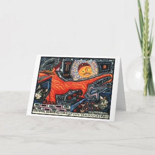 Custom New Mexico Spanish Tasmanian Devil Hunde Ka Karte