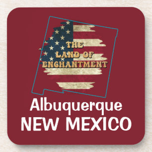Custom New Mexico Staat Getränkeuntersetzer