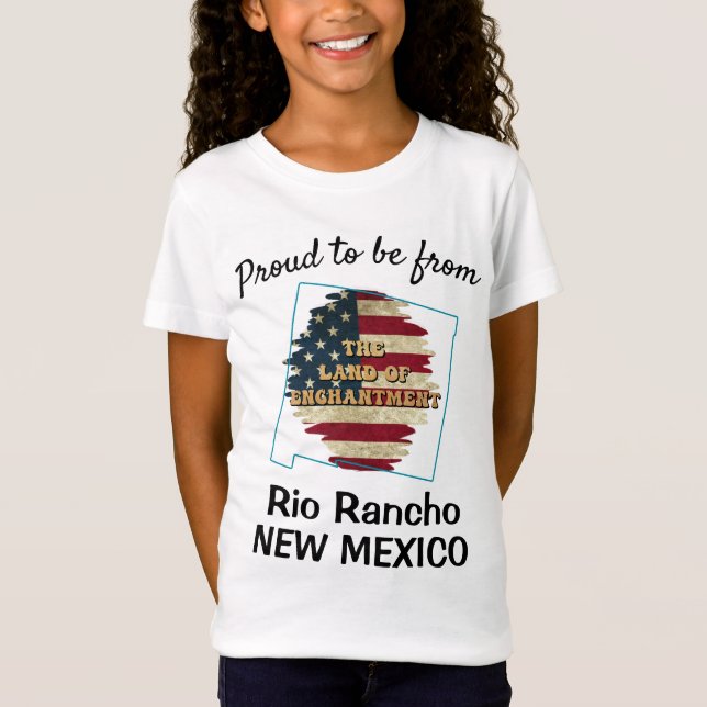 Custom New Mexico Staat T - Shirt (Vorderseite)