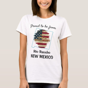 Custom New Mexico Staat T - Shirt