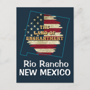 Custom New Mexico Staaten Holiday Postcard Feiertagspostkarte