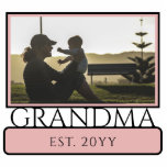 Custom New Oma Est. Fotoskulptur<br><div class="desc">Personalisiertes individuelles neues Oma zu Oma Est Ersten Muttertagsgeschenken!</div>