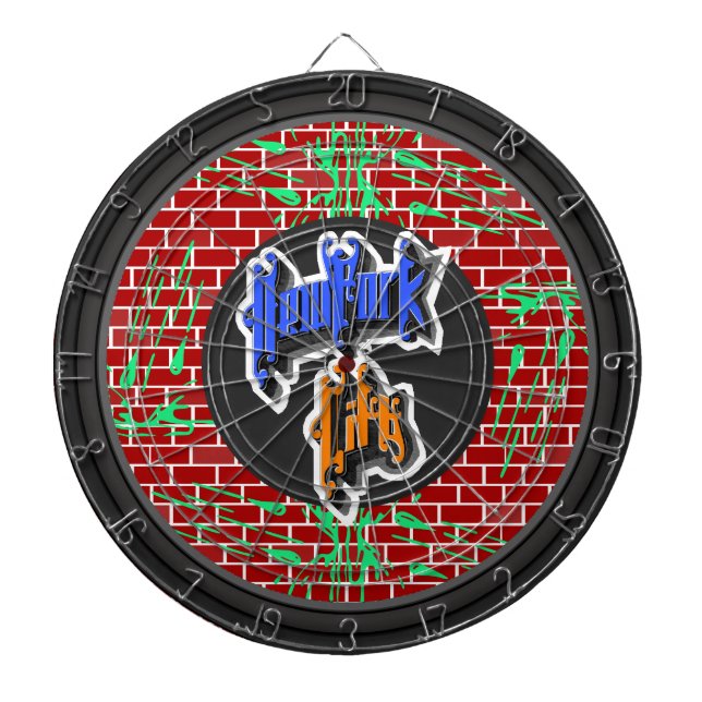 Custom New York City Dartscheibe (vorne)