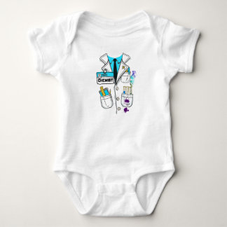 Custom Niedlich Baby Chemist Name Tag Science Labr Strampler