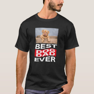 Custom Niedlich Best Dog Vater Ever Pet Foto T-Shirt