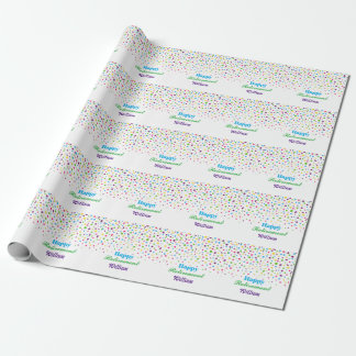 Custom Niedlich Colorful Confetti Happy Retirement Geschenkpapier