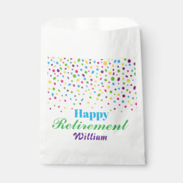 Custom Niedlich Colorful Konfetti glückliche Rente Geschenktütchen
