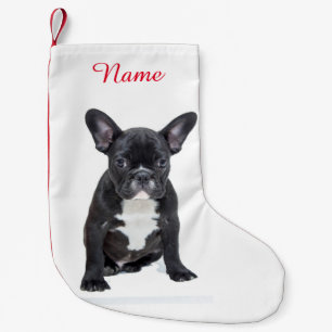 Custom Niedlich French Bulldog Puppy Kleiner Weihnachtsstrumpf