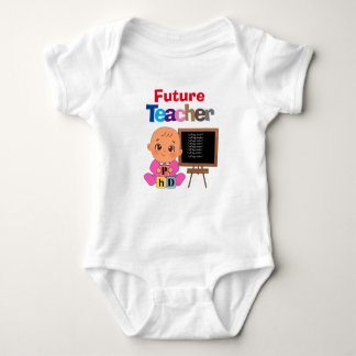 Custom Niedlich Funny Baby Future Teacher Baby Strampler