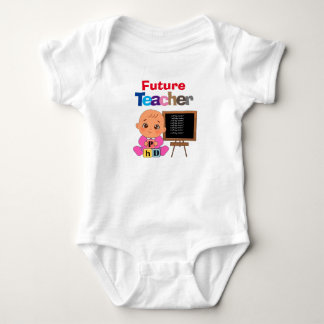 Custom Niedlich Funny Baby Future Teacher Strampler