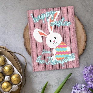 Custom Niedlich Happy Ostersonne mit farbigem Ei Feiertagskarte