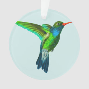 Custom Niedlich Hummingbird Foto Ornament