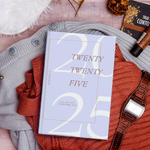 Custom Niedlich Lila Minimal 2025 Kalender Planer