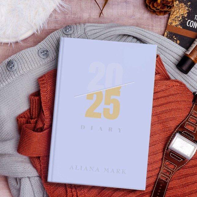 Custom Niedlich Lila Minimal 2025 Kalender Planer (Von Creator hochgeladen)