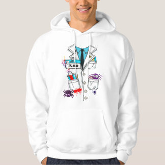 Custom Niedlich Mad Scientists Halloween Labrador  Hoodie