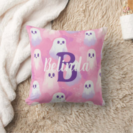 Custom Niedlich Pink Ghosts Girona Halloween Kissen