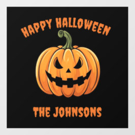 Custom Niedlich & Spooky Pumpkin glücklich Hallowe Fensteraufkleber