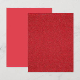 Custom Noise Textured Tomato Red Einladungen