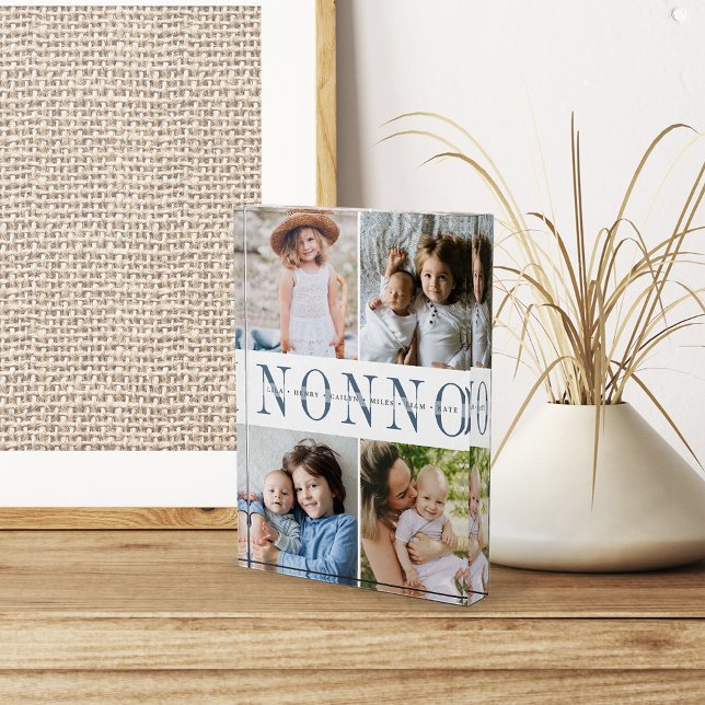 Custom Nonno Grandchildren Fotoblock (Von Creator hochgeladen)