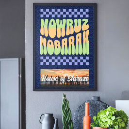 Custom Noroz iranische Neujahrsfeier Wiedersehen Poster